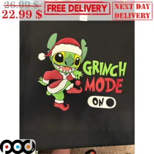 Grinch Mode On Christmas Shirt