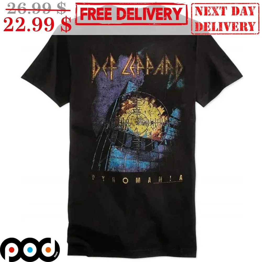 Def Lepparad Pyromania Metal Rock Vintage Shirt