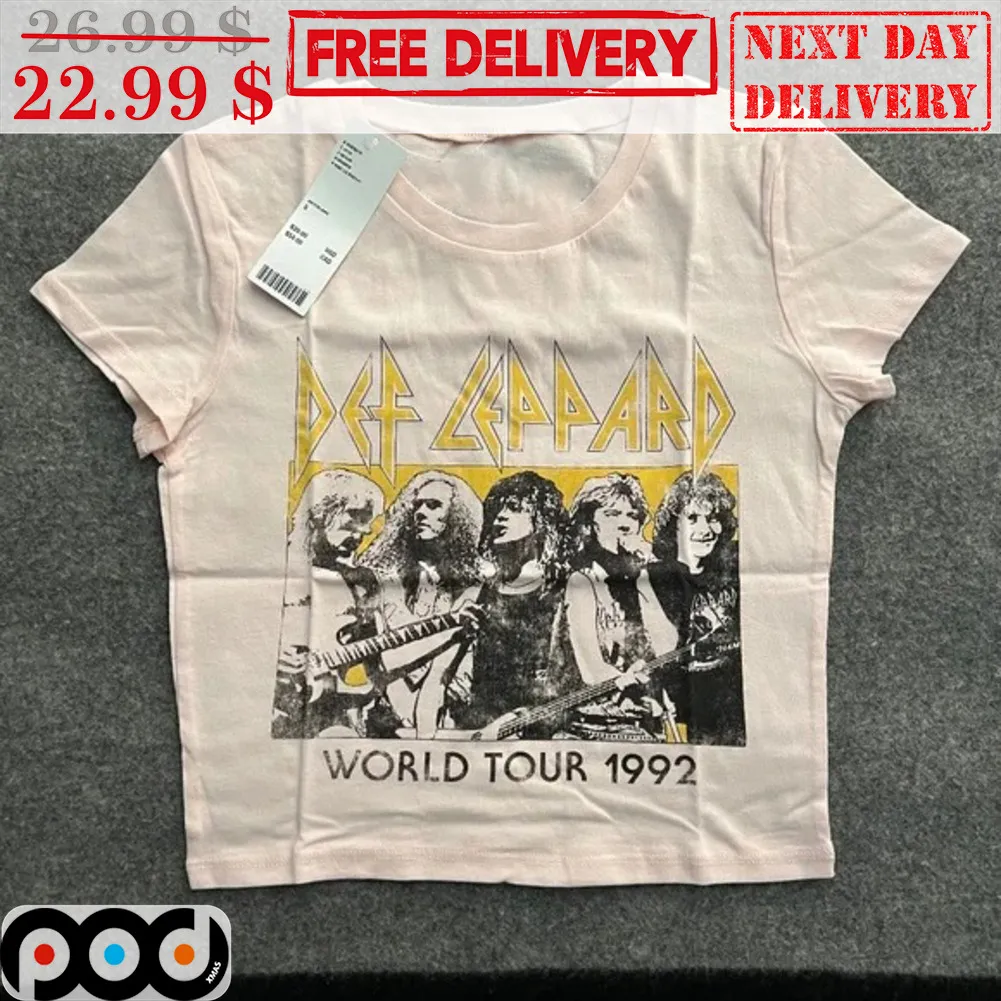 DEF LEPPARD World Tour 1992 Graphic Shirt