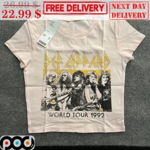 DEF LEPPARD World Tour 1992 Graphic Shirt