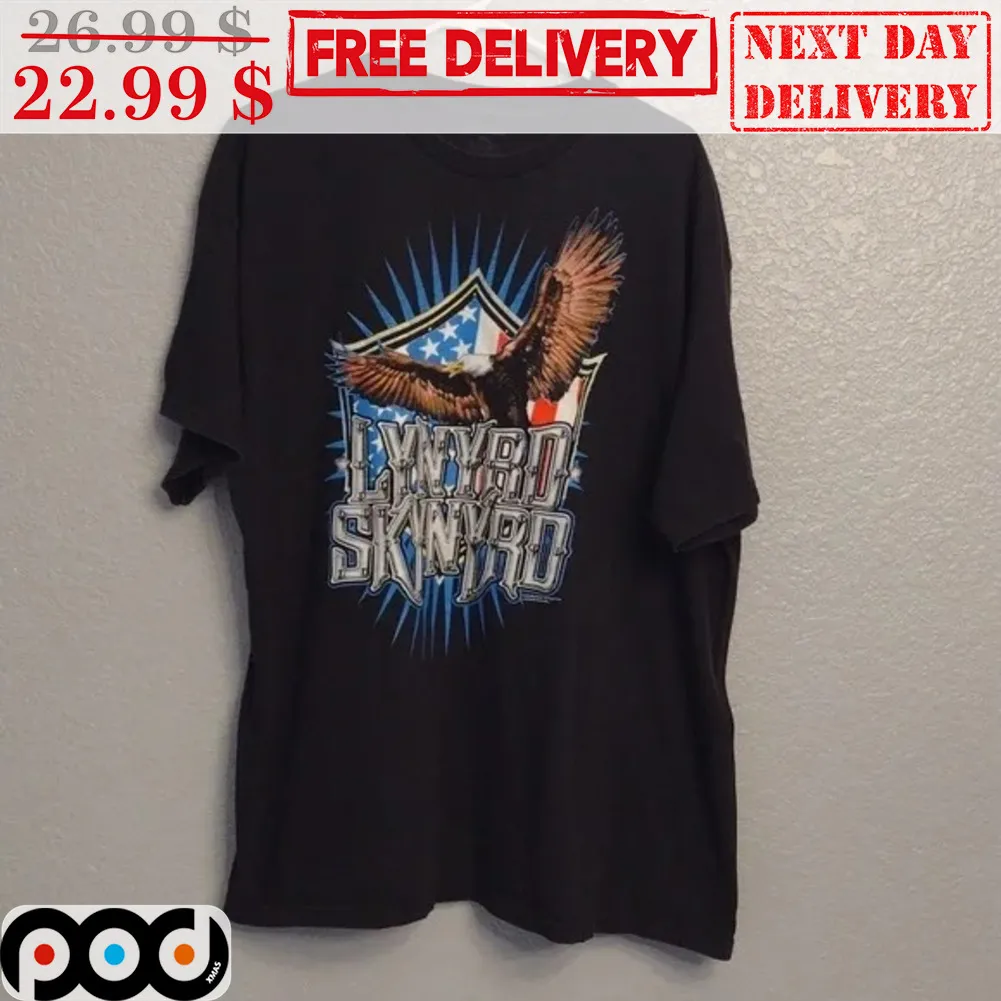 Fly On Lynyrd Skynyrd American Flag Shirt