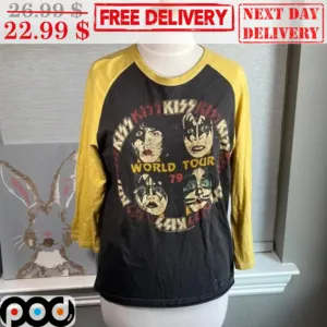 Kiss World Tour 79 Members Graphic Shirt