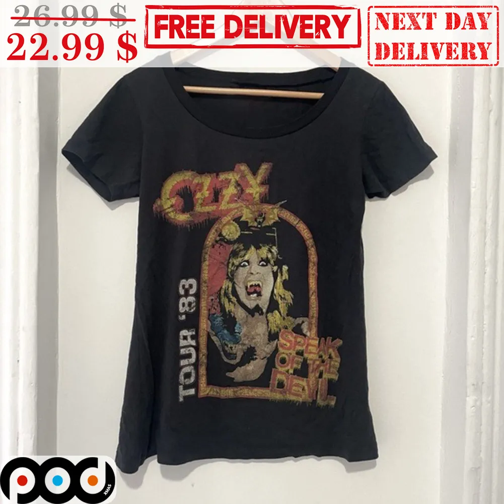 Ozzy Speak Of The Devil Tour '83 Vintage Shirt