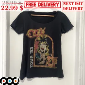 Ozzy Speak Of The Devil Tour '83 Vintage Shirt