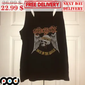Skull Aerosmith Back In The Saddle Vintage Shirt