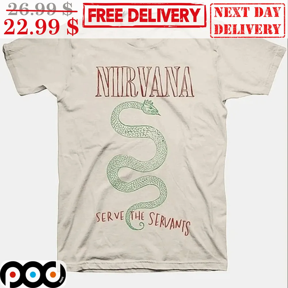 Snake Nirvana Serve The Servants Vintage Shirt