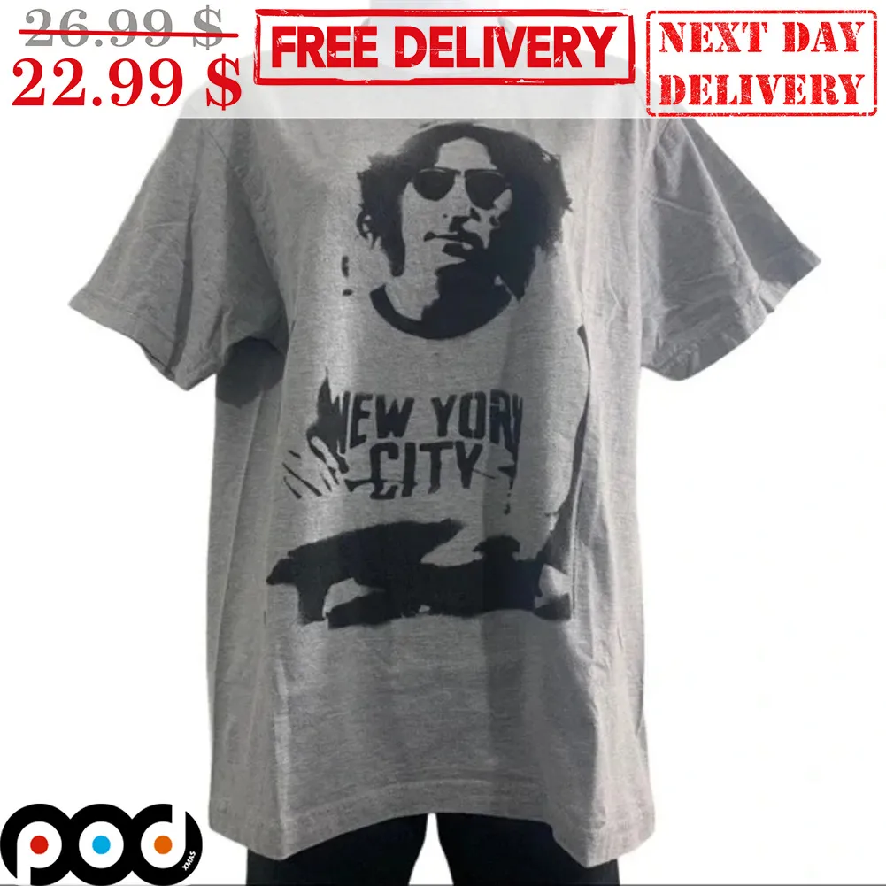 The Beatles John Lennon New York City Vintage Shirt
