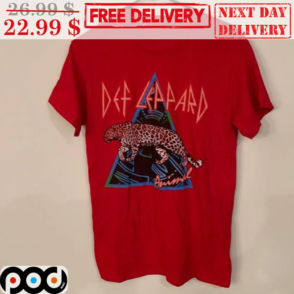 The Jaguar Def Leppard Animal Graphic Shirt