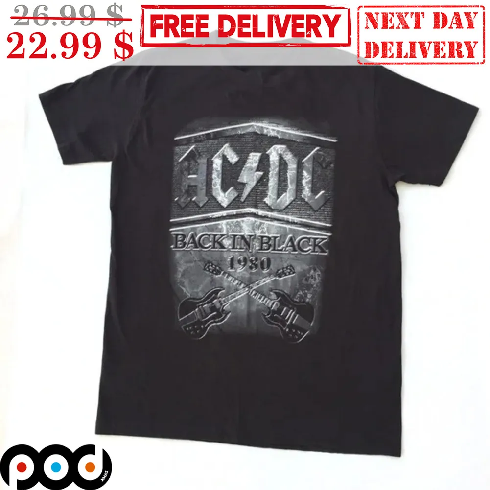 AC DC Back In Black Graphic Shirt