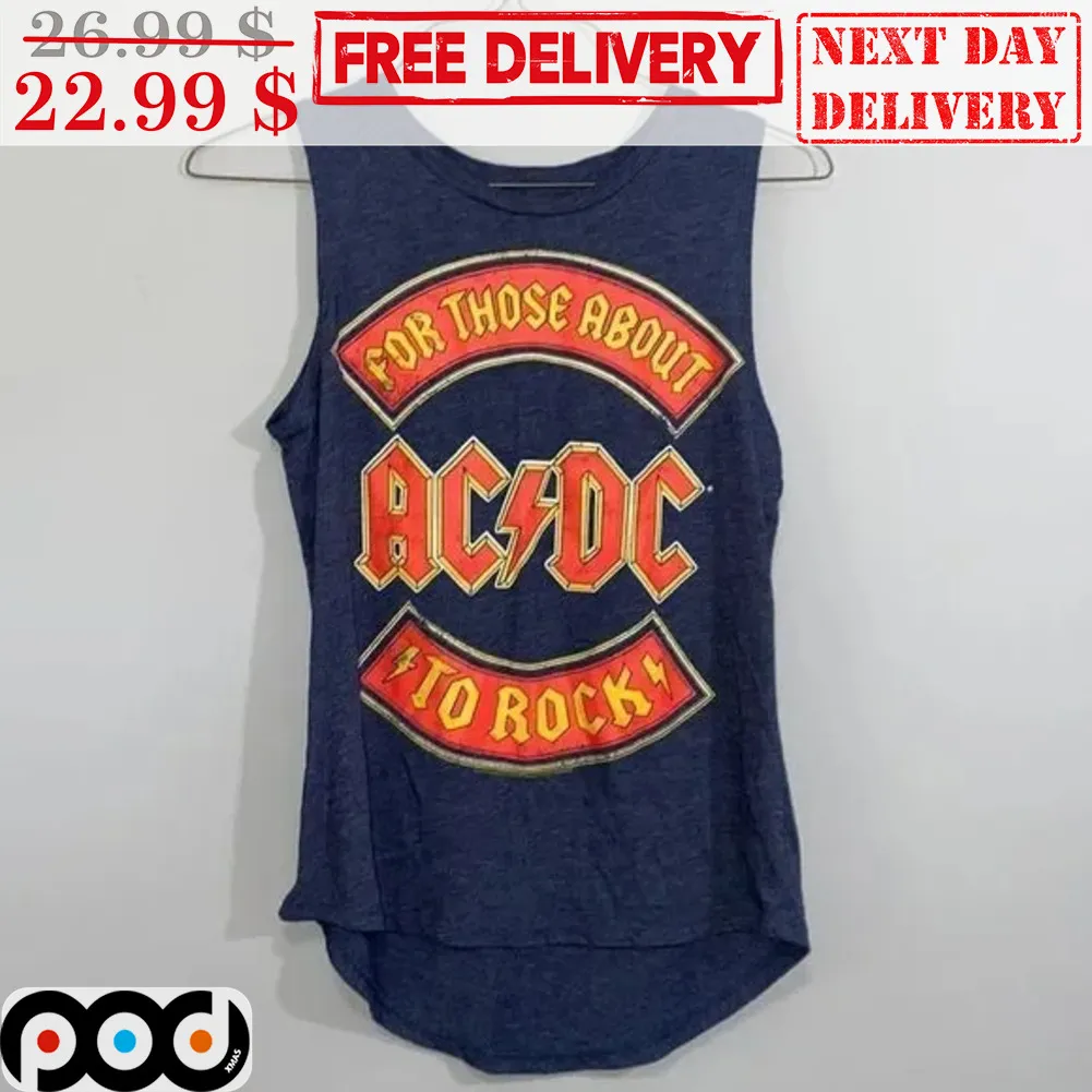 AC DC Band For Those About To Rock Vintage Shirt