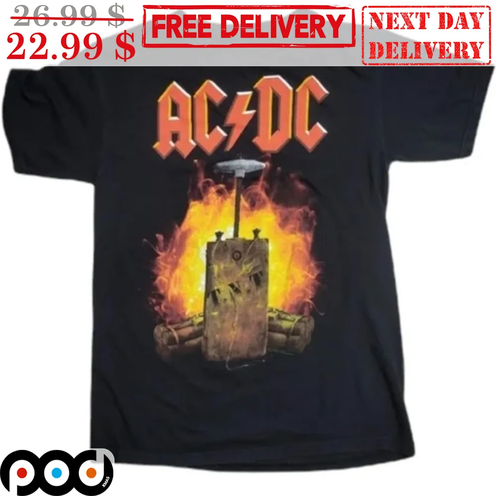 AC DC Fire Bomd TNT Shirt
