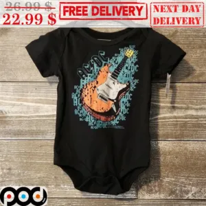 AC DC Guitar Vintage Shirt