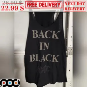 Back In Black AC DC Vintage Shirt