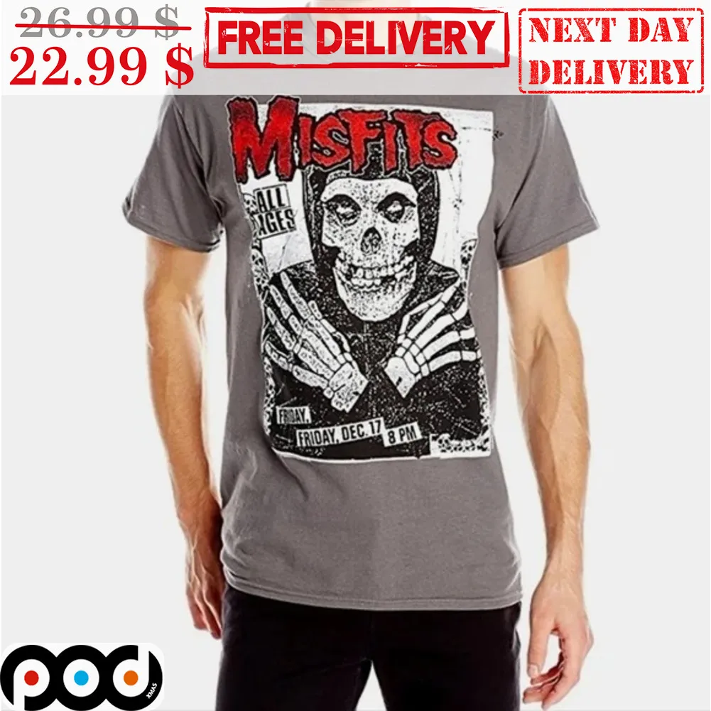 The Misfits All Ages Skull Flyer Shirt