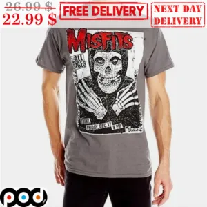 The Misfits All Ages Skull Flyer Shirt