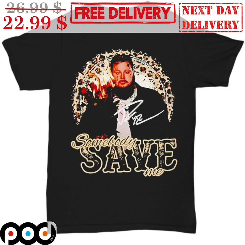 Jelly Roll Somebody Save Me Leopard Vintage Shirt