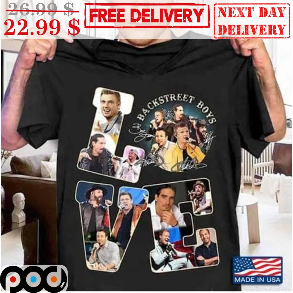 Love Backstreet Boys Signature Shirt