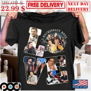 Love Backstreet Boys Signature Shirt