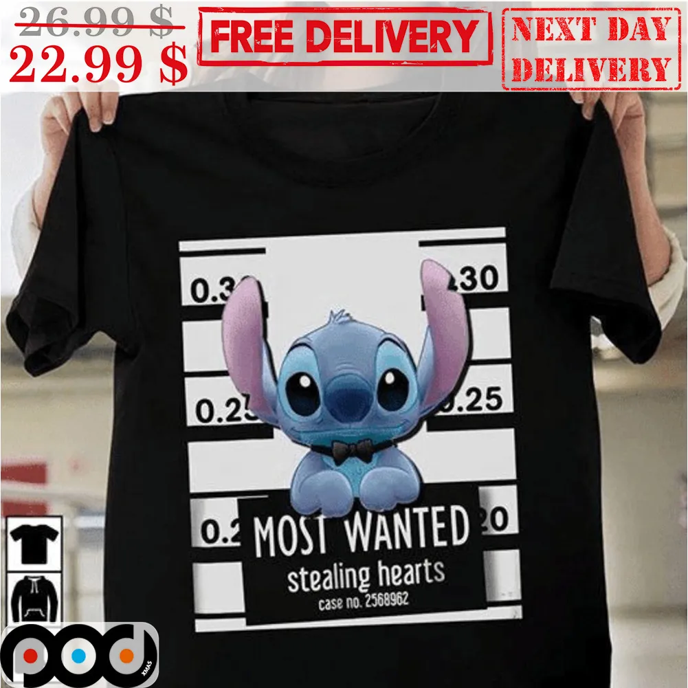 Stitch Most Wanted Stealing Hearts Shirt