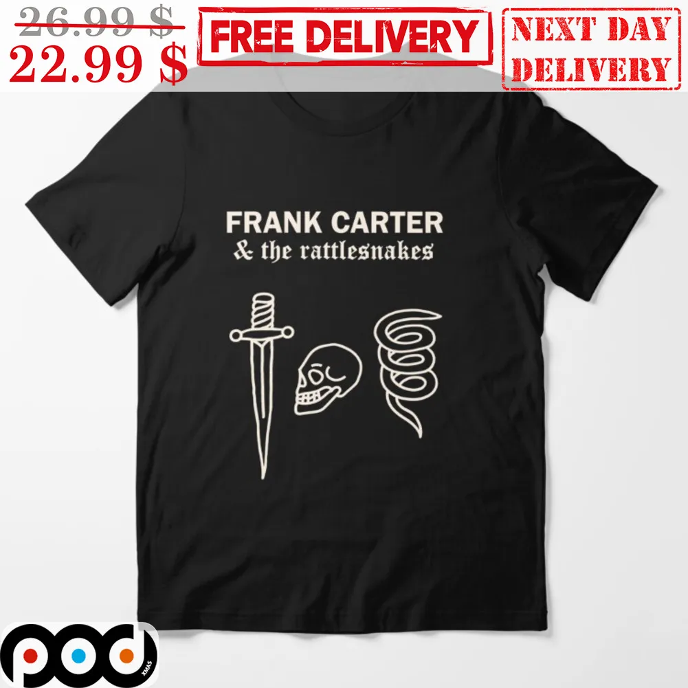 Frank Carter And The Rattlesnakes Knife Skull Snake Shirt