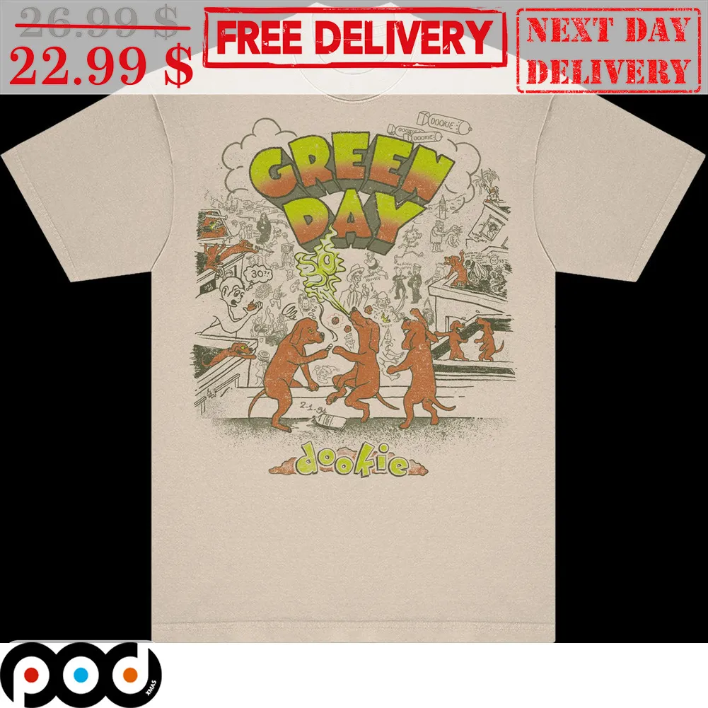 Green Day Dookie Dog High Shirt