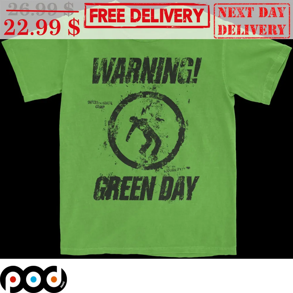 Warning Green Day Vintage Shirt