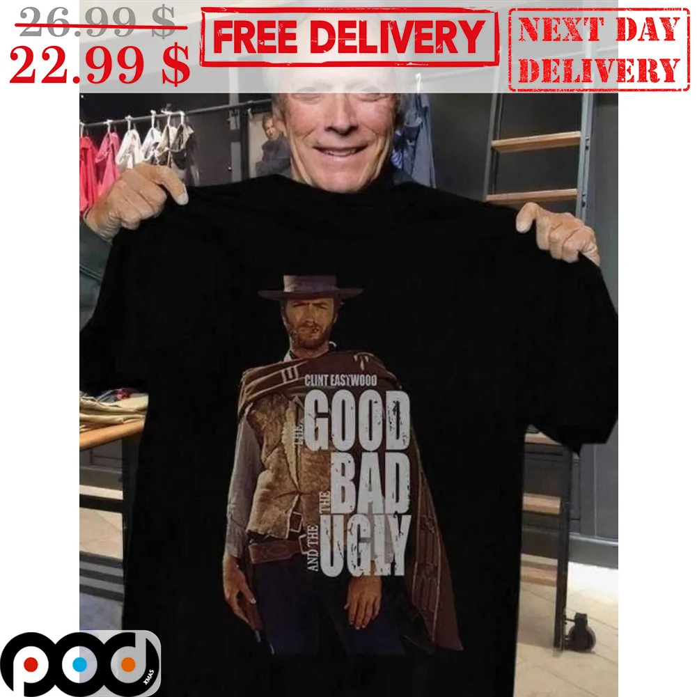 Clint Eastwood The Good The Bad And The Ulgy Vintage Shirt