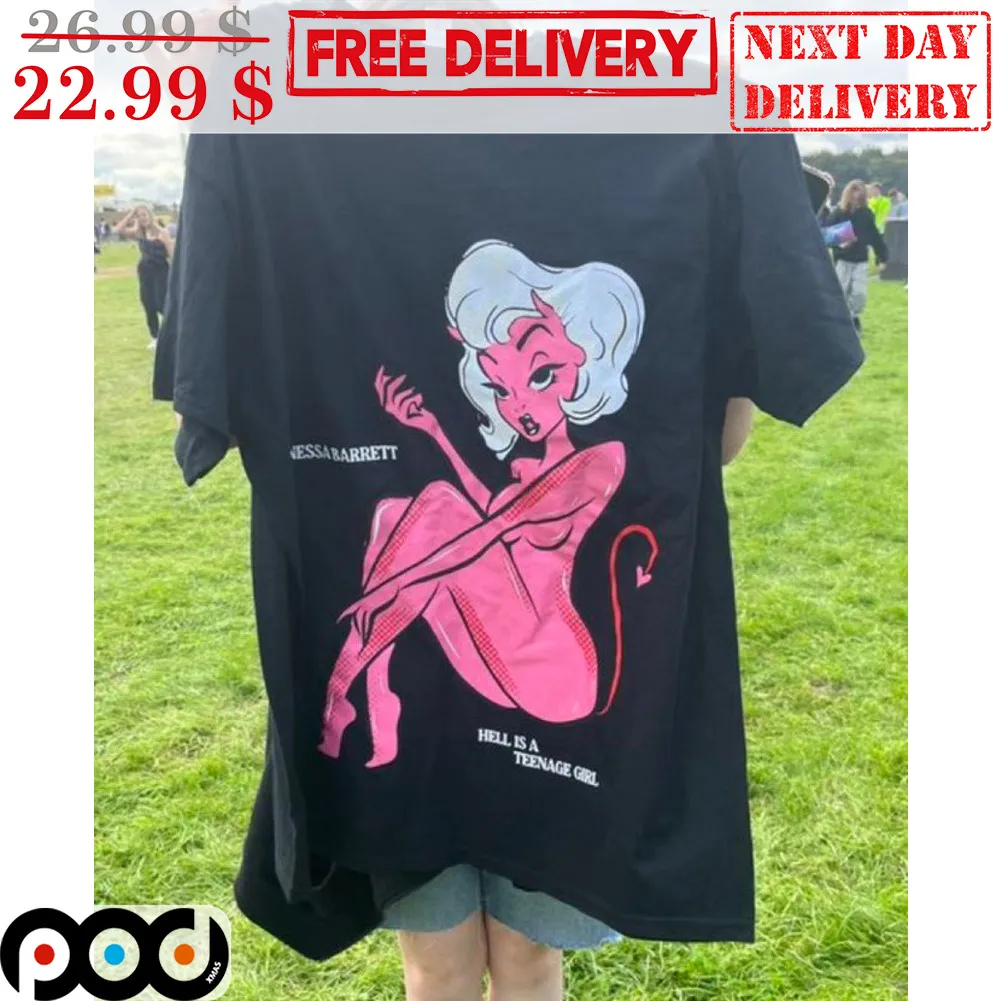 Devil Girl Nessabarrett Hell Is A Teenage Girl Shirt
