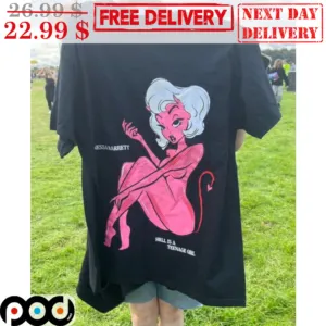 Devil Girl Nessabarrett Hell Is A Teenage Girl Shirt