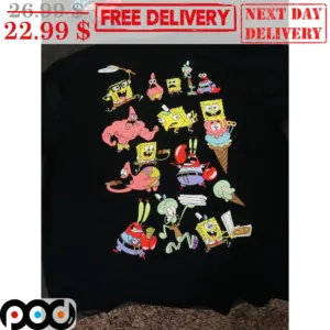Spongebob Characters Fun Shirt