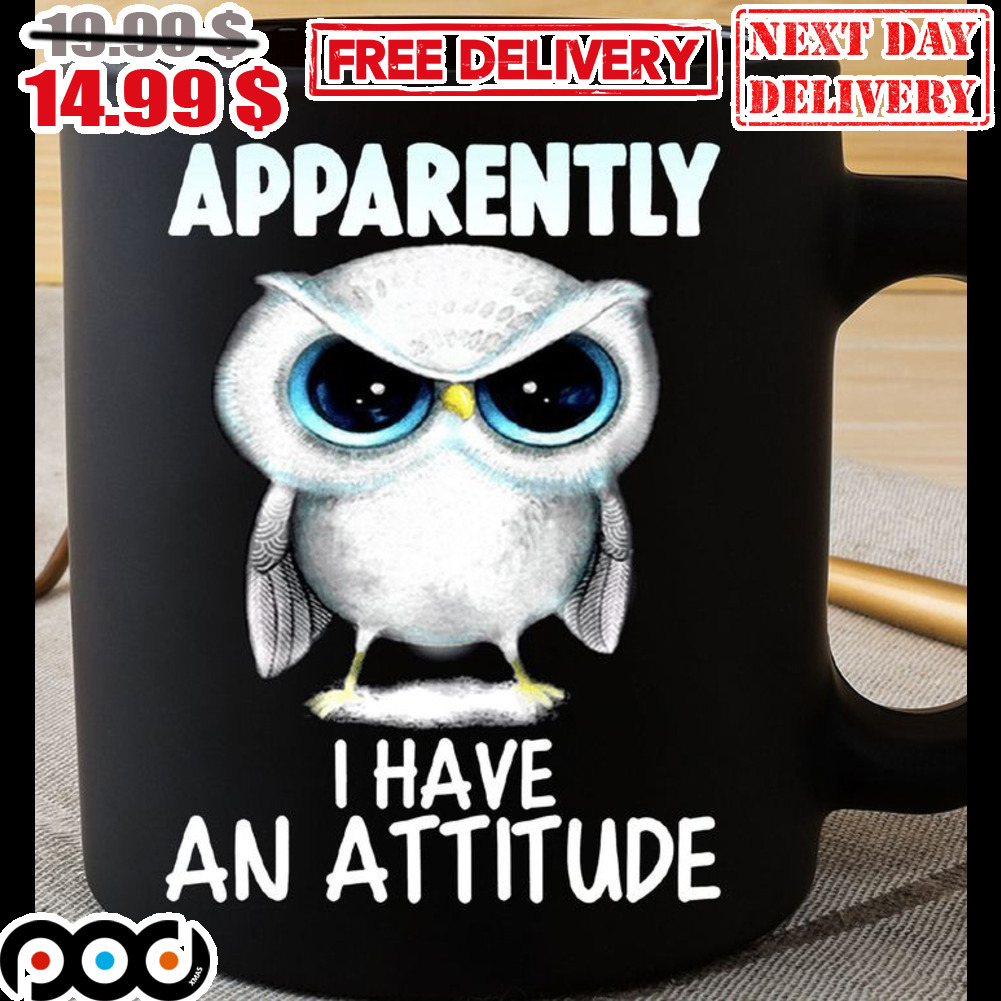 Owl Apparently I Have An Attitude Mug