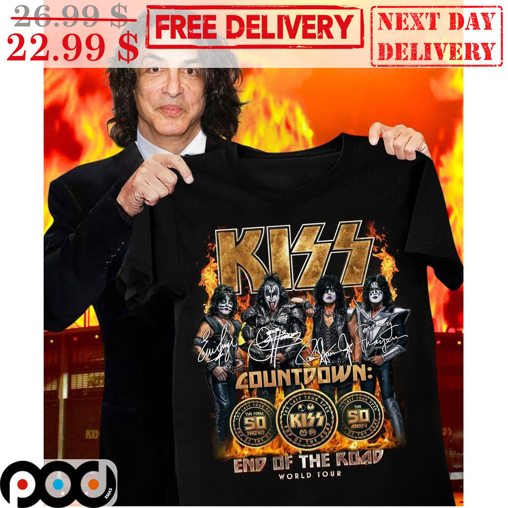 Kiss End of The Road Tour Event T-Shirt