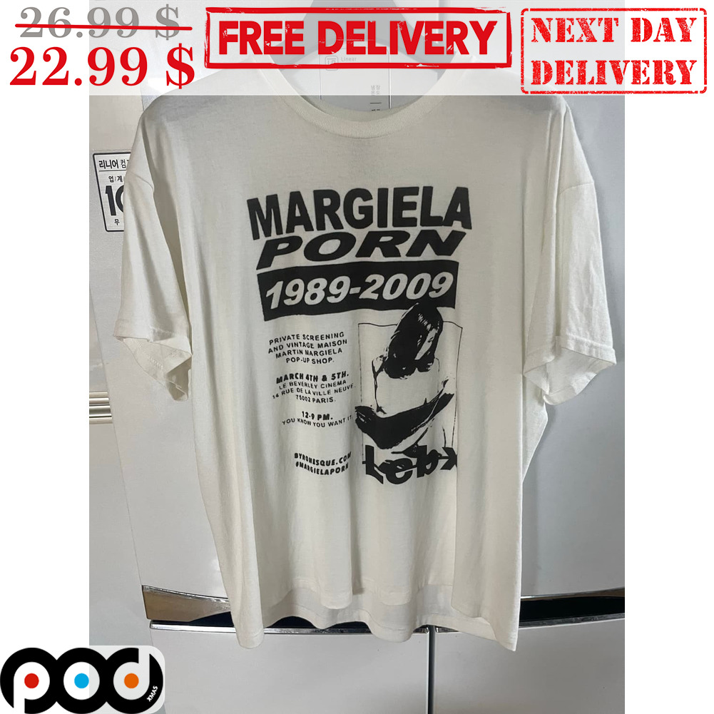 Margiela Porn 1989-2009 Lebx Vintage Shirt - Custom Xmas Gift