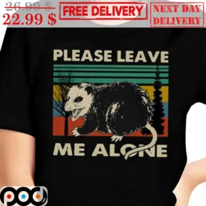 Rat Please Leave Me Alone Vintage Shirt