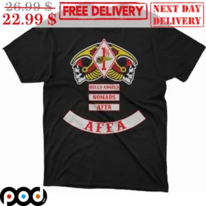 Skull Bike Hells Angels Nomads Affa Shirt