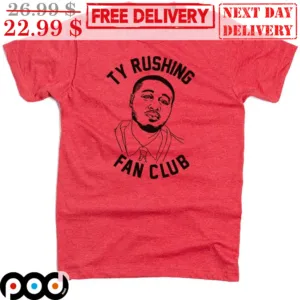 Ty Rushing Fan Club Face Vintage Shirt