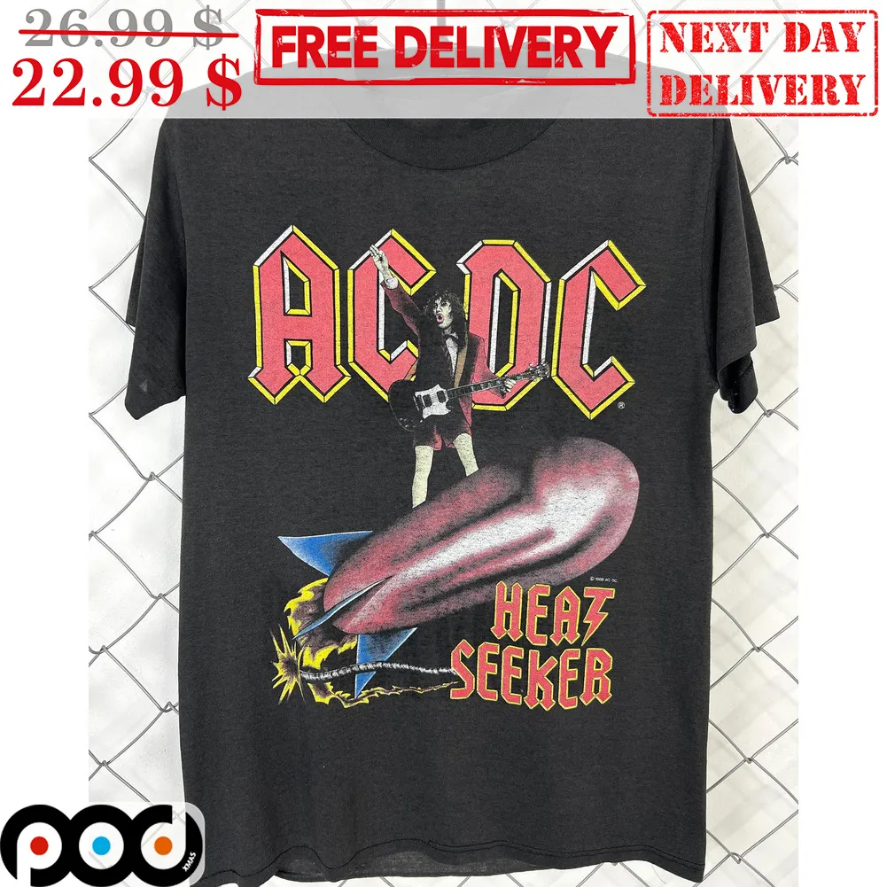 AC DC Heat Seeker Bomd Vintage Shirt