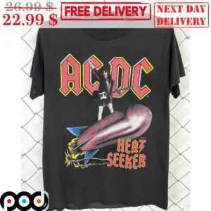 AC DC Heat Seeker Bomd Vintage Shirt