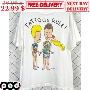 Beavis and Butt-Head Tattoos Rule Fun Shirt