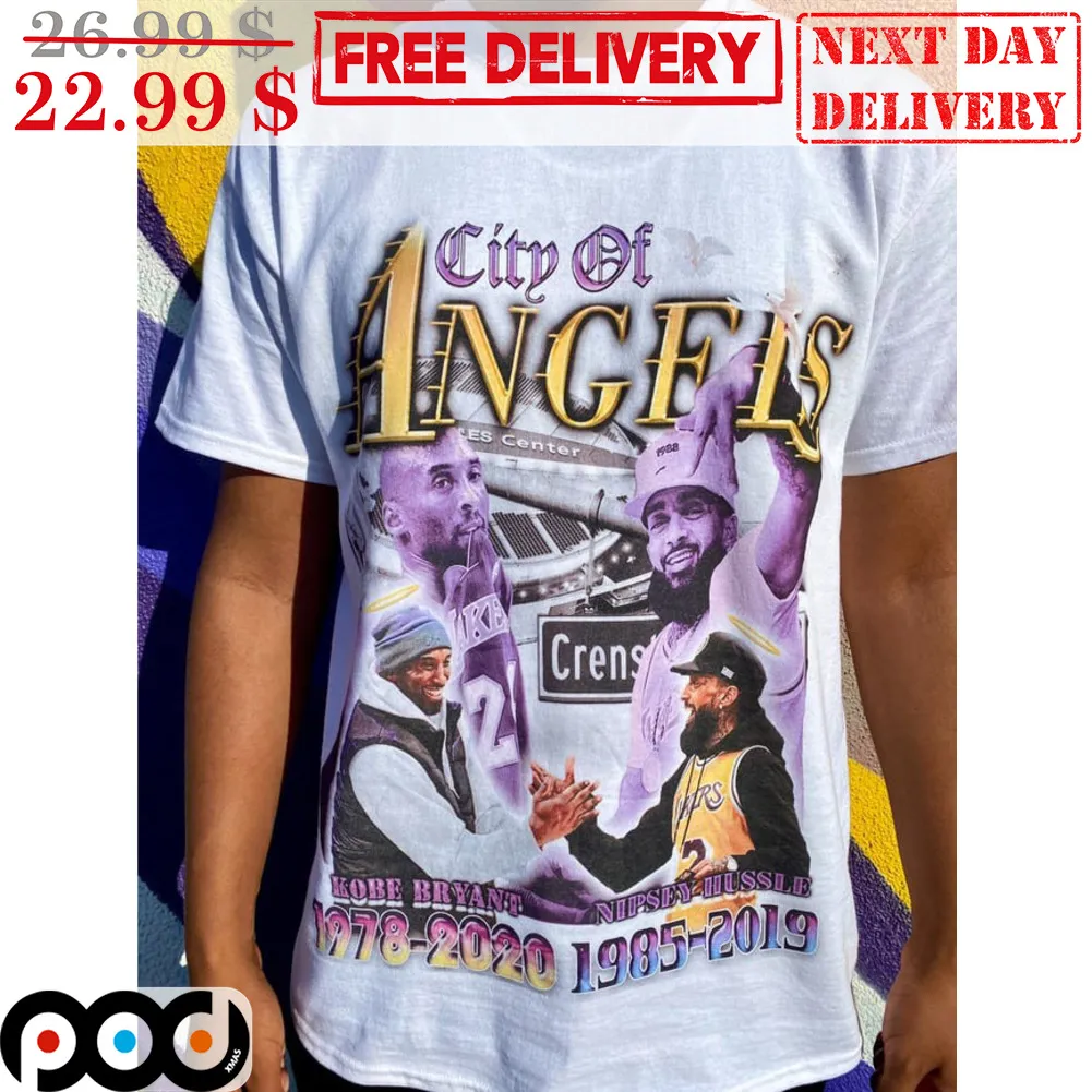 City Of Angels Kobe Bryant Nipley Hussle Legen Shirt