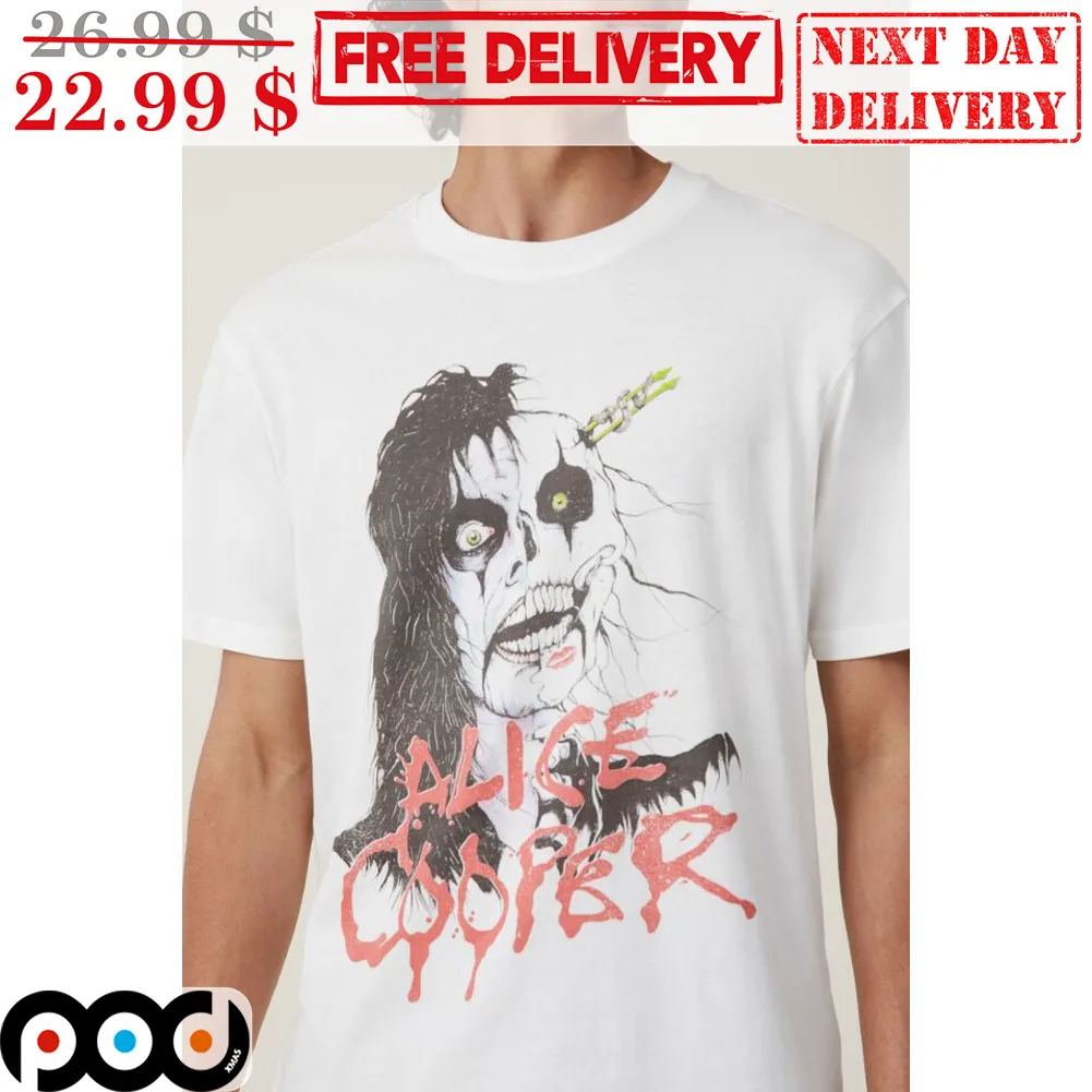 KISS Alice Cooper Blow Me a Kiss Vintage Shirt