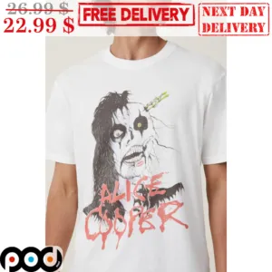 KISS Alice Cooper Blow Me a Kiss Vintage Shirt