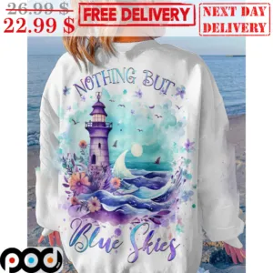 Lighthouse Nothing But Blue Skies Graphic Shirt