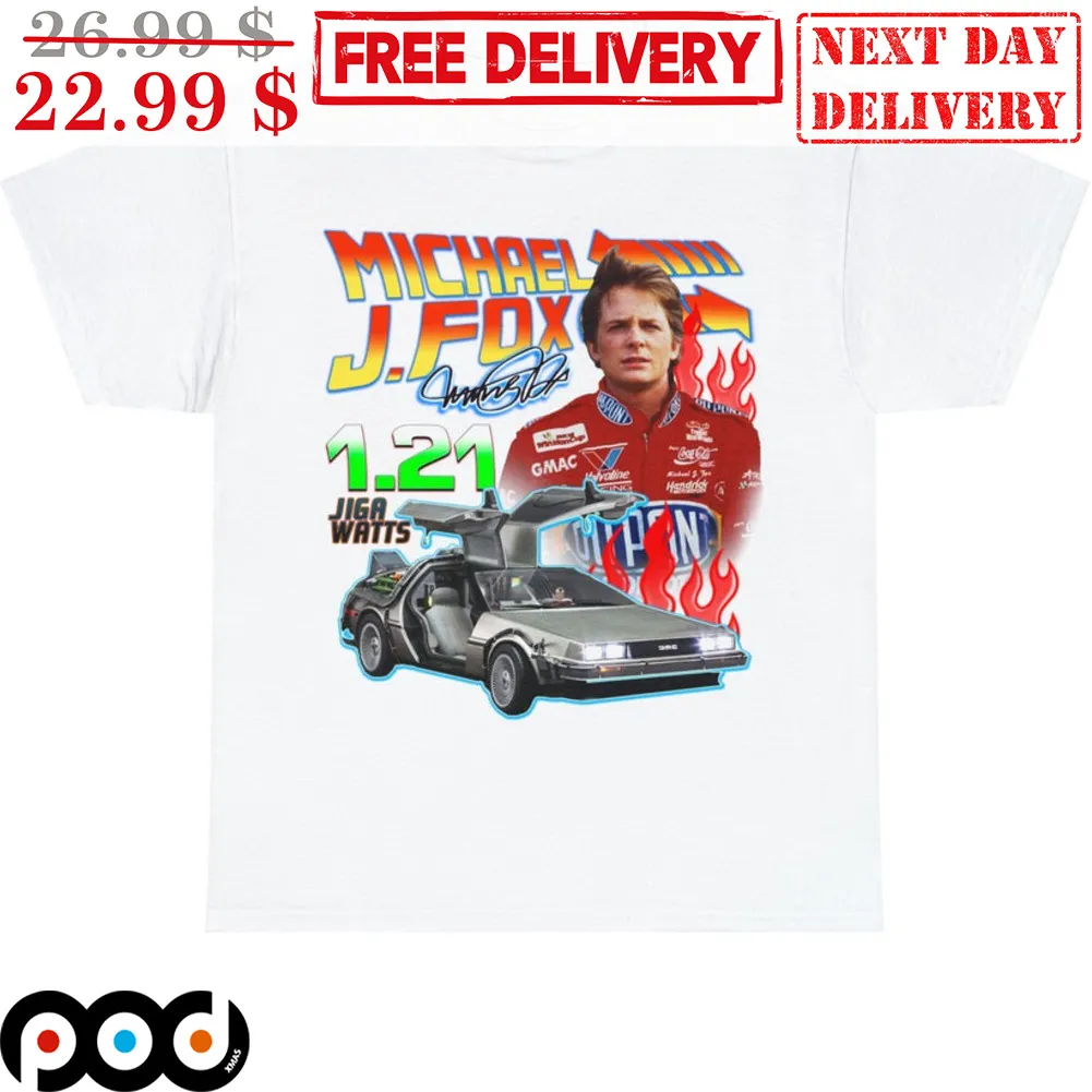 Michael J Fox 1.21 Jiga Watts Fire Shirt