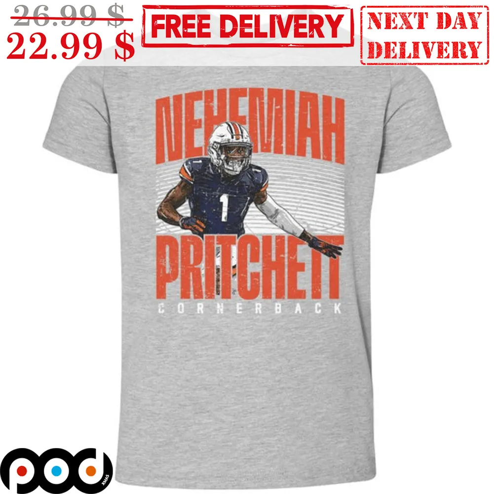 Nehemiah Pritchett 1 Corner Back Auburn Tigers Shirt
