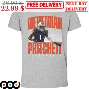 Nehemiah Pritchett 1 Corner Back Auburn Tigers Shirt
