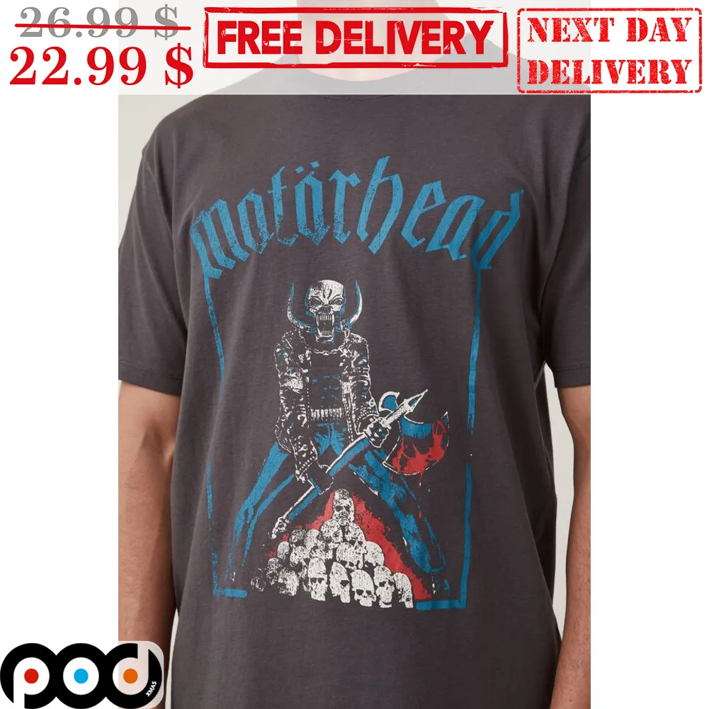 Skull Beheader Motorhead Graphic Vintage Shirt
