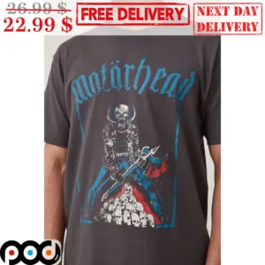 Skull Beheader Motorhead Graphic Vintage Shirt