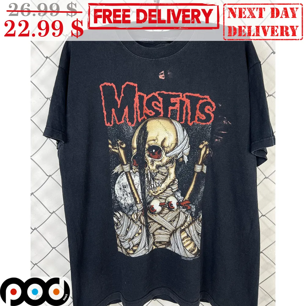 Skull Mummy Misfits Vintage Shirt