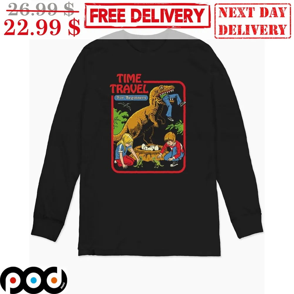 Steven Rhodes Time Travel For Beginners Dinosaur Shirt